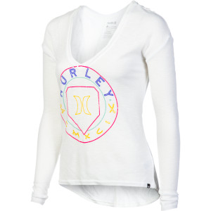 Hurley Bon Fire Vanity Drapy Rib T-Shirt - Short-Sleeve - Women's