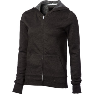 Solid Slim Fleece Full-Zip Hoodie - Women's
