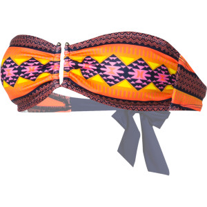 Mayan Stripe Bandeau Bikini Top - Women's