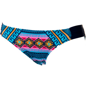 Mayan Stripe Aussie Tab Side Bikini Bottom - Women's