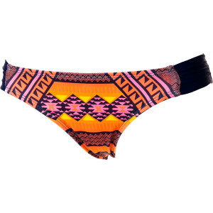 Mayan Stripe Aussie Tab Side Bikini Bottom - Women's
