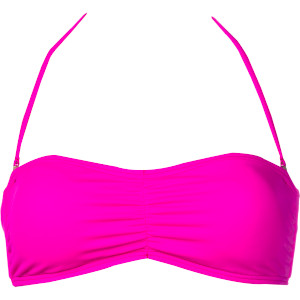 Hurley One & Only Solids Bandeau  Bikini Top - Women's