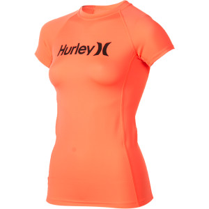 Hurley One & Only Solids Rashguard - Short-Sleeve - Women's