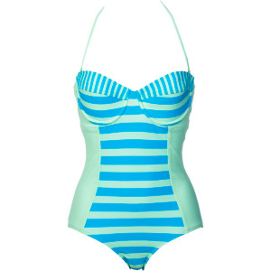 Hurley Surfside Stripe One-Piece Swimsuit - Women's