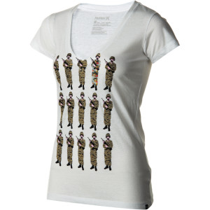 Hurley Flammo GI V-Neck Shirt - Short-Sleeve - Women's 