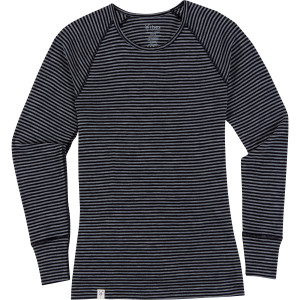 Ibex Woolies 150 Crew Stripe Top - Women's