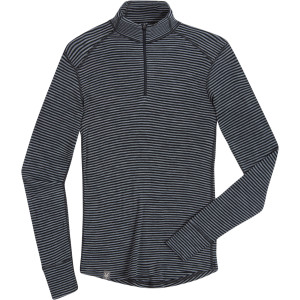 Woolies Zip T-Neck Stripe Top - Men's
