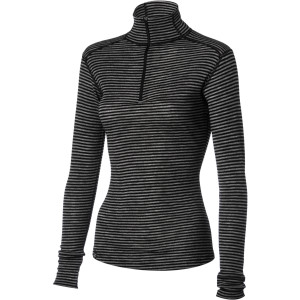 Woolies Zip T Stripe Top - Women's