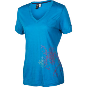 Lotus Print T-Shirt - Short-Sleeve - Women's 