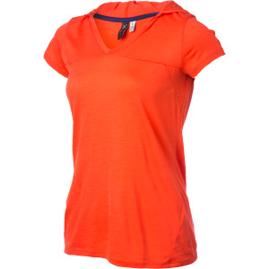 Rosa Rugosa Hooded Shirt - Short-Sleeve - Women's 