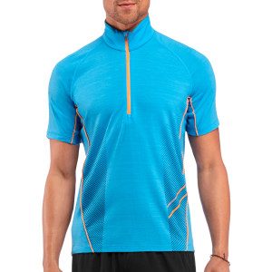 Click to Enlarge for Icebreaker Sonic 1/2-Zip Top - Short-Sleeve - Men's Icebreaker Sonic 1/2-Zip Top - Short-Sleeve - Men's -image