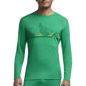 Icebreaker BodyFit 200 Oasis Graphic Crew - Long-Sleeve - Men's -image
