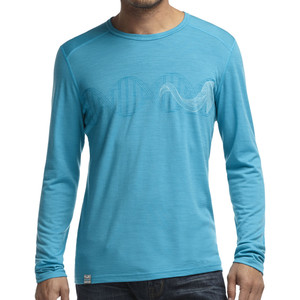 Click to Enlarge for Icebreaker BodyFit 200 Oasis Simon Beck Graphic Crew - Long-Sleeve - Men's Icebreaker BodyFit 200 Oasis Simon Beck Graphic Crew - Long-Sleeve - Men's -image