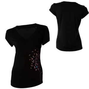 Icebreaker SuperFine190 Gathering Birds V-Neck Top - Women's