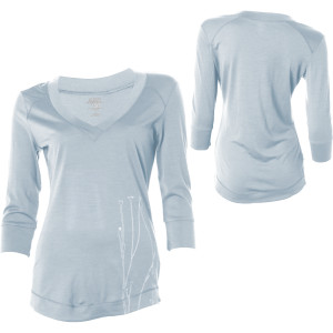 Icebreaker Superfine 150 Cruise Reeds Top - 3/4 Sleeve - Women's
