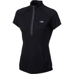 Icebreaker Run Quest Zip Shirt - Short-Sleeve - Women's