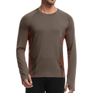 Click to Enlarge for Icebreaker Sonic Crew - Long-Sleeve - Men's Icebreaker Sonic Crew - Long-Sleeve - Men's -image