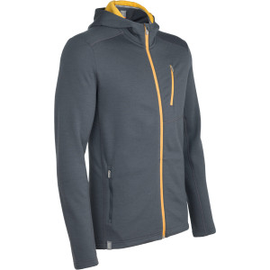 Click to Enlarge for Icebreaker Sierra Fleece Hooded Jacket - Men's Icebreaker Sierra Fleece Hooded Jacket - Men's -image