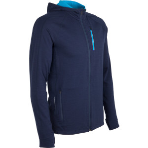 Click to Enlarge for Icebreaker Quantum+ Hooded Jacket - Men's Icebreaker Quantum+ Hooded Jacket - Men's-Image