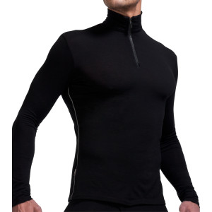 Click to Enlarge for Icebreaker BodyFit 150-Ultralite Anatomica Zip-Neck Shirt - Long-Sleeve - Men's Icebreaker BodyFit 150-Ultralite Anatomica Zip-Neck Shirt - Long-Sleeve - Men's -image