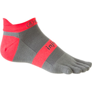 Click to Enlarge for injinji Run Lightweight Coolmax No-Show Toe Sock injinji Run Lightweight Coolmax No-Show Toe Sock -image