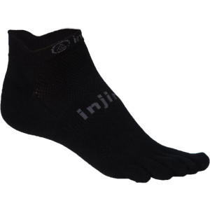 Run Original Weight Coolmax No-Show Toe Sock