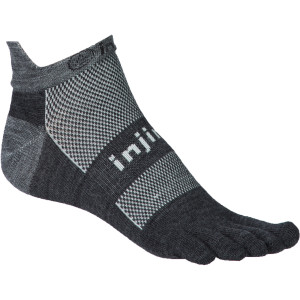 Run Original Weight NuWool No-Show Toe Sock