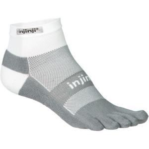 Click to Enlarge for injinji Run Midweight Coolmax Mini-Crew Toe Sock injinji Run Midweight Coolmax Mini-Crew Toe Sock-Image