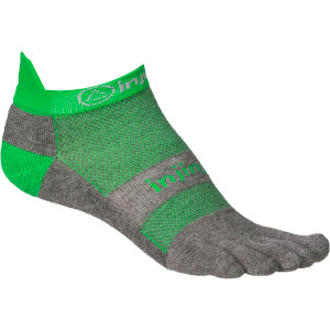 Run Midweight Coolmax No-Show Toe Sock