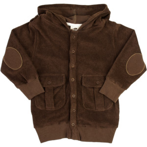 Terry Boys Pocket Hooded Jacket - Boys'