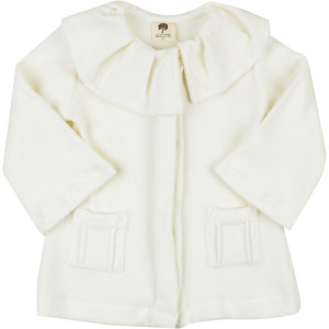 Sherpa Pleated Ruffle Jacket - Toddler Girls'