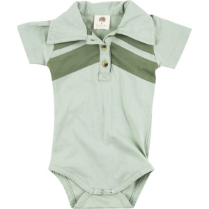 Retro Stripe Collar Bodysuit - Infant Boys'