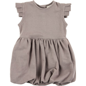 Pleated Arm Ruffle Pocket Dress - Infant Girls'