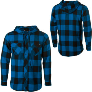 KR3W Washington Hooded Flannel Shirt - Long-Sleeve - Men's - 2009