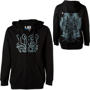 Lib Technologies T. Rice Full-Zip Hooded Sweatshirt - Men's - 2010