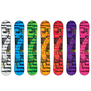 Lib Technologies Skate Banana BTX Snowboard - Assorted Bananas - Narrow