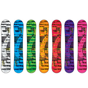 Skate Banana BTX Snowboard - Assorted Bananas - Wide