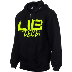 Lib Technologies Ink Brush Lib Full-Zip Hoodie - Men's  - 2012