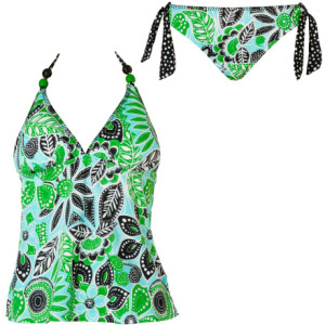 Leilani Good Vibrations Tiki Tie Tankini  - Women's