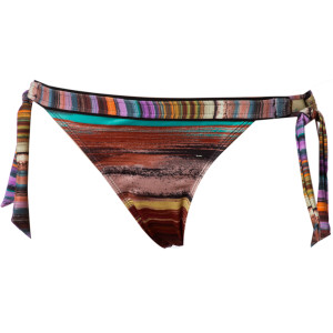 Leilani Lava Flow Sash Tie Tiki Bikini Bottom - Women's