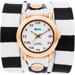 Click to Enlarge for La Mer Simple Specialty Print Wrap Watch - Women's La Mer Simple Specialty Print Wrap Watch - Women's -image