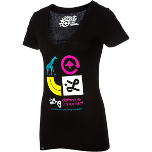 LRG Icons V-Neck T-Shirt - Short-Sleeve - Women's  - 2013