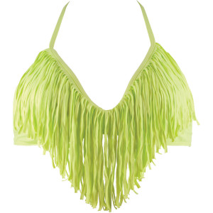 L Space Fringe Benefits Audrey Halter Bikini Top - Women's