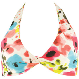 L Space Fleur Du Jour Bella Twist Halter Bikini Top - Women's