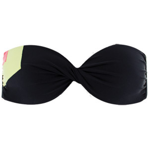 Color Blocked Neo Bandeau Reversible Bikini Top - Women's