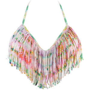 De Janeiro Audrey Straight Fringe Bikini Top - Women's