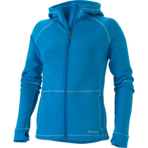 Marmot Power Stretch Zip Hooded Fleece Jacket - Women's