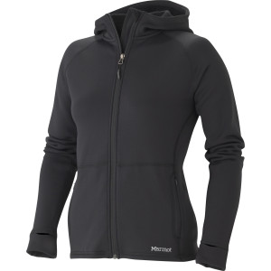Marmot Power Stretch Zip Hooded Fleece Jacket - Women's