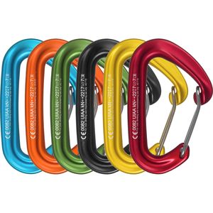 F.S. Mini Jet Carabiner Set - 6-Pack