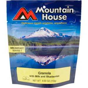 Granola w/Blueberries and Milk